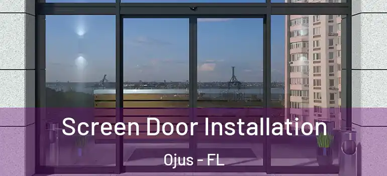 Screen Door Installation Ojus - FL