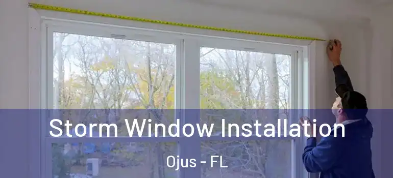 Storm Window Installation Ojus - FL